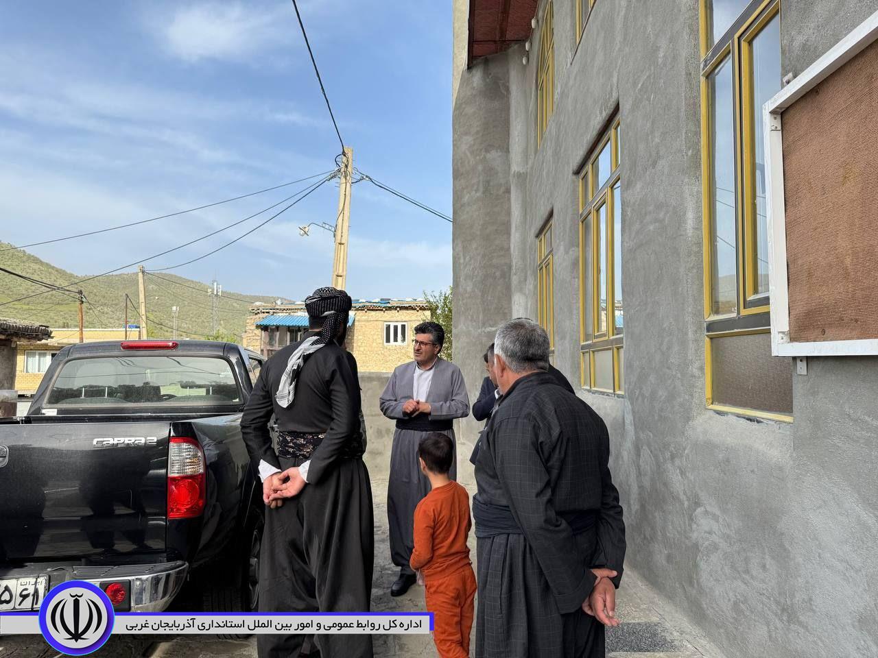 حضور و بازدید میدانی فرماندار شهرستان میرآباد از روستای مرزی "کانی زرد"