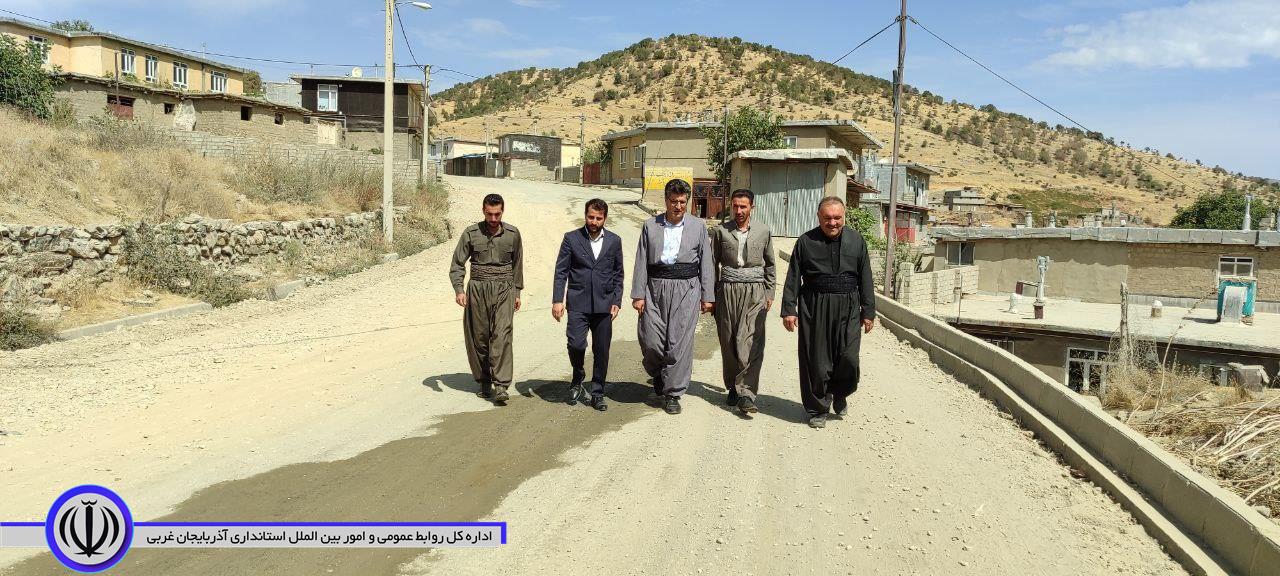 بازدید میدانی فرماندار شهرستان میرآباد از روستای آلوتان