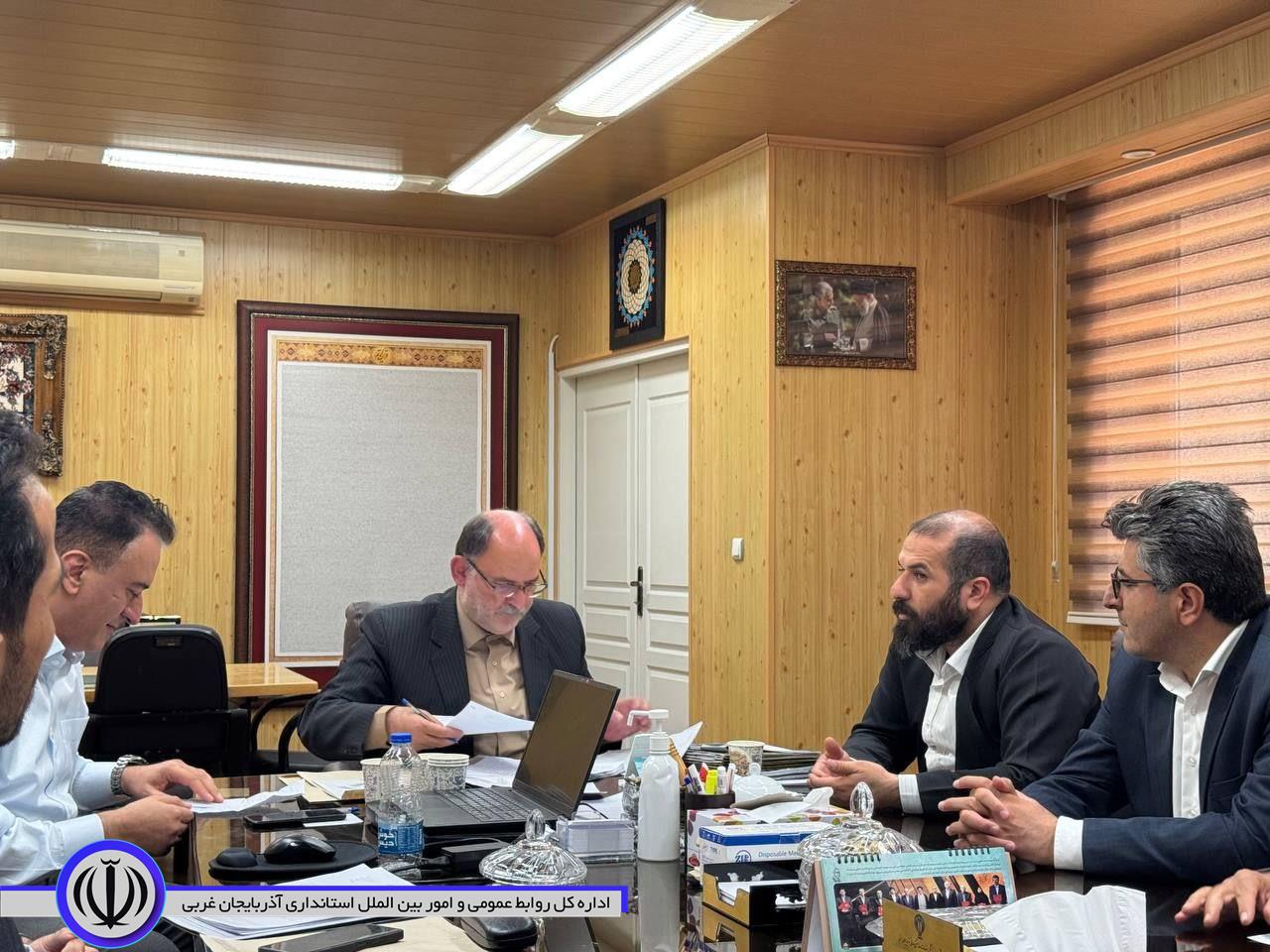 پیگیری پروژه های حوزه سلامت شهرستان میرآباد در دیدار با رئیس دانشگاه علوم پزشکی استان آذربایجان غربی