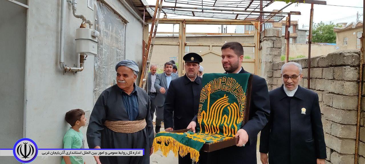 دیدار فرماندار میرآباد و خادمان امام مهربانی ها با خانواده شهید "محمد فرخی اقدم"