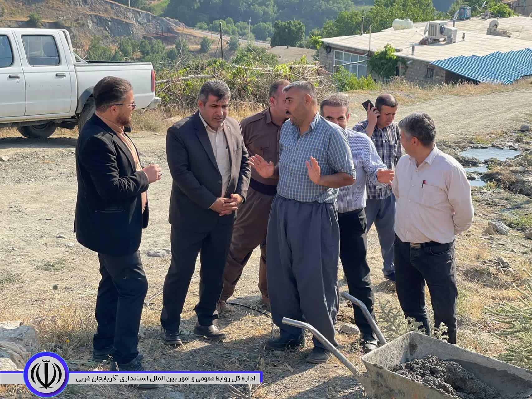 بازدید فرماندار میرآباد از پروژه آبرسانی به روستای دول خانوان