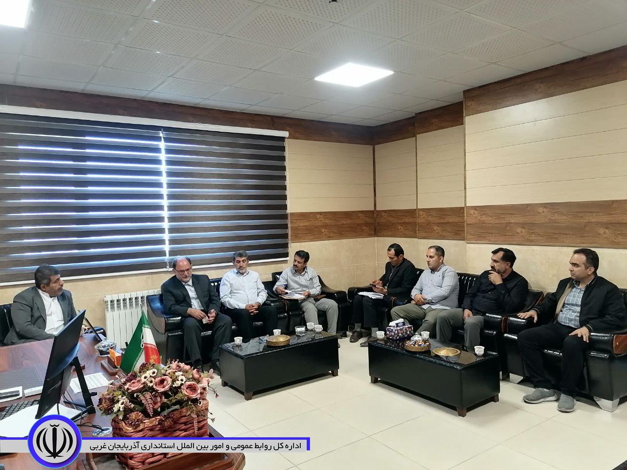 دیدار رئیس دانشگاه علوم پزشکی استان آذربایجان غربی و هیأت همراه با فرماندار میرآباد