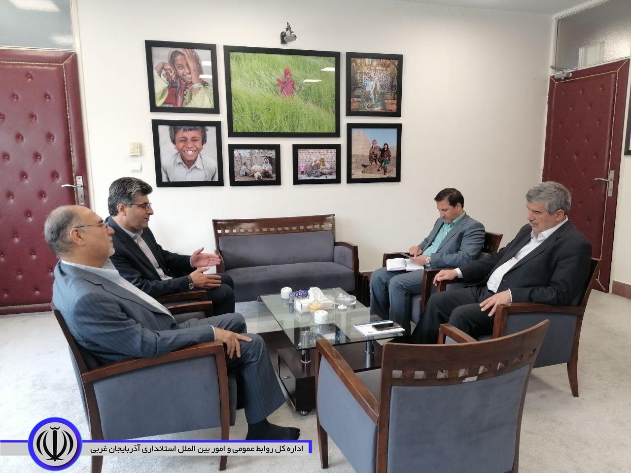 دیدار و نشست فرماندار شهرستان میرآباد با مدیرعامل بنیاد علوی کشور