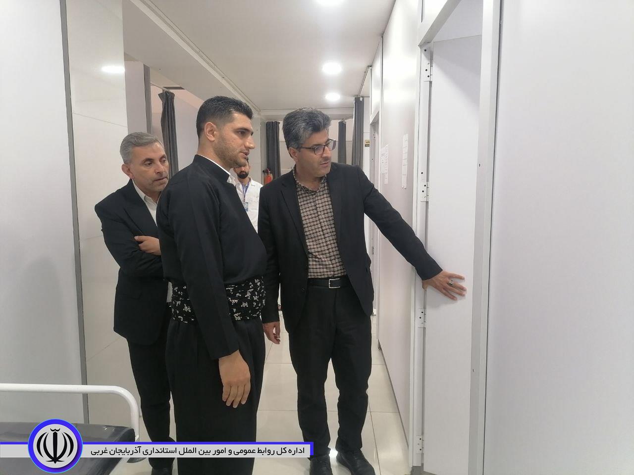 بازدید فرماندار شهرستان میرآباد از درمانگاه شبانه روزی سلامت شهر میرآباد