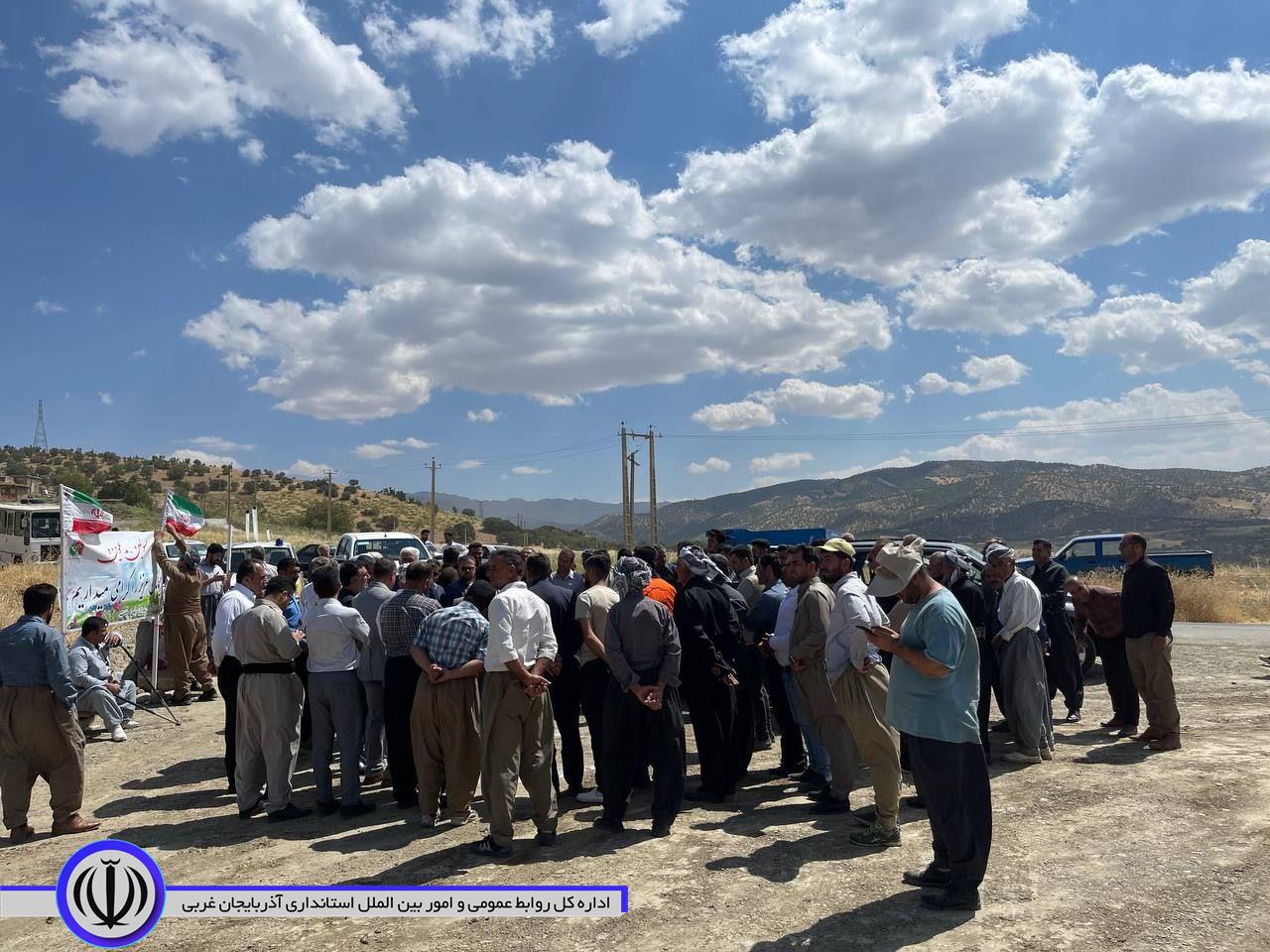 کلنگ زنی پروژه آسفالت مسیر روستای ولیو به نوآباد