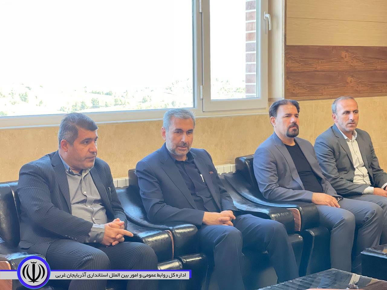دیدار مدیر کل فرهنگ و ارشاد اسلامی آذربایجان غربی با فرماندار میرآباد