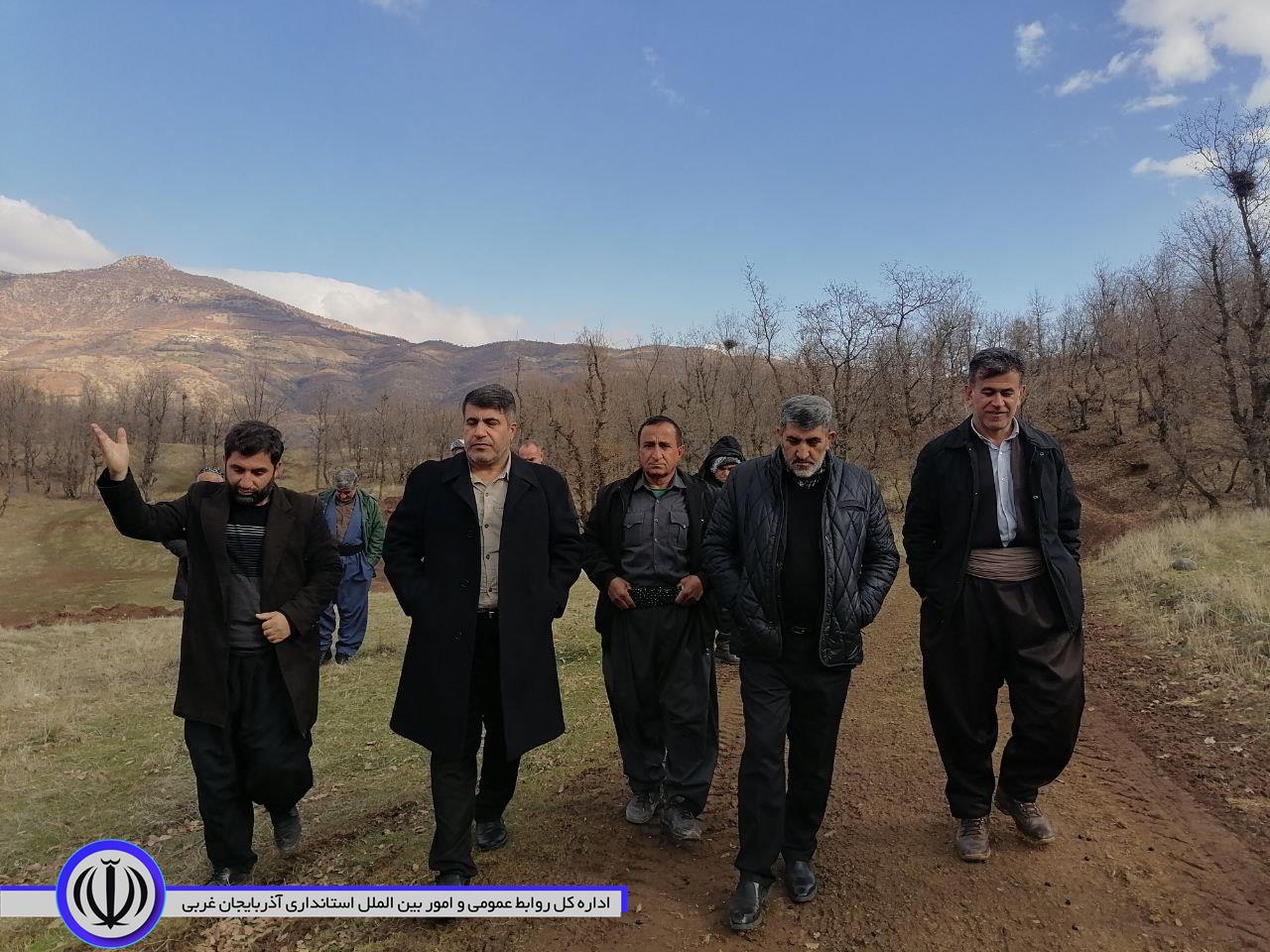 حضور فرماندار میرآباد در جمع مردم روستای "کچل آباد"