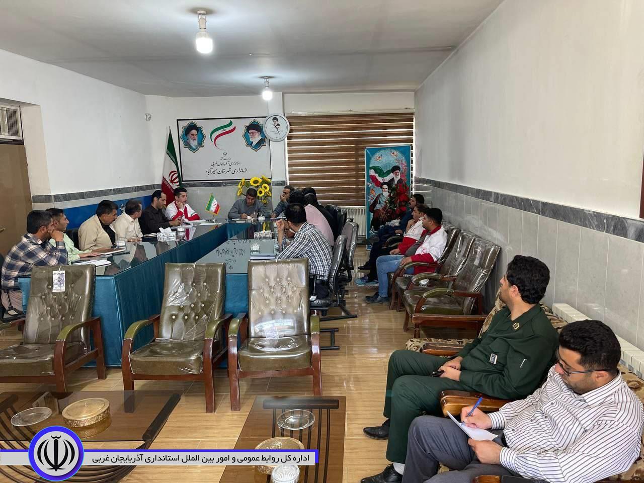 برگزاری اولین جلسه مدیریت بحران شهرستان میرآباد