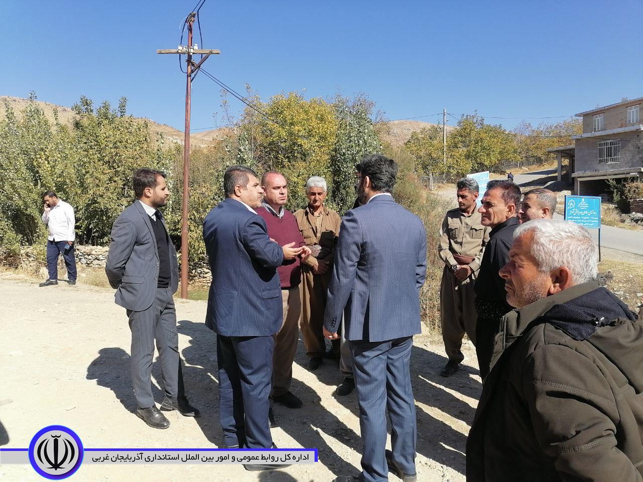 دیدار بی واسطه و صمیمانه فرماندار میرآباد با جمعی از مردم روستای "بوبانه" و روستای "کودله"