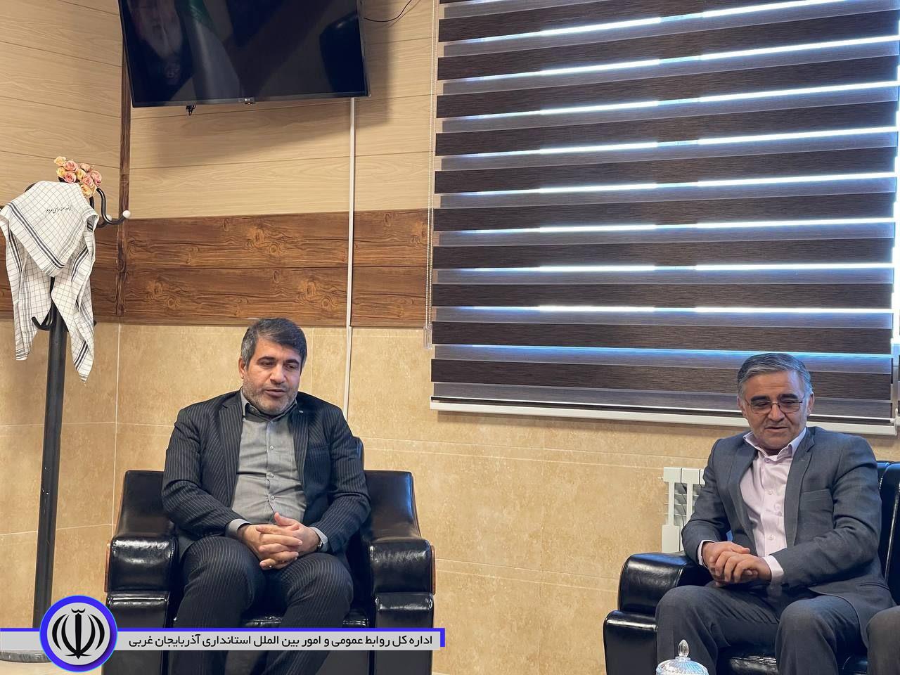دیدار مدیرکل امور عشایر استان آذربایجان غربی با فرماندار میرآباد