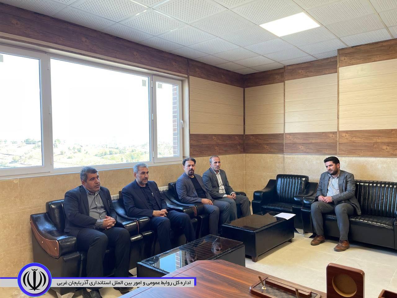 دیدار مدیر کل فرهنگ و ارشاد اسلامی آذربایجان غربی با فرماندار میرآباد