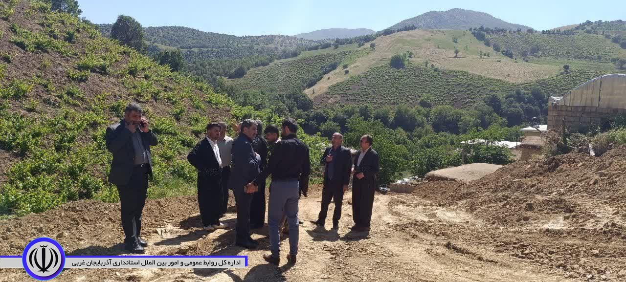 بازدید میدانی فرماندار میرآباد از روستای " توژل " و رسیدگی به مسایل و مشکلات آن