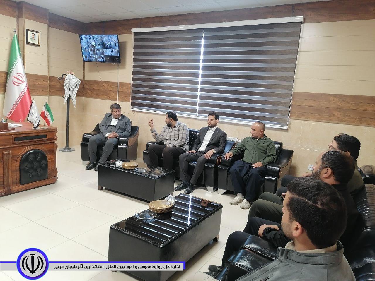 دیدار صمیمانه جانشین فرمانده لشکر 25 کربلای سپاه مازندران با فرماندار میرآباد