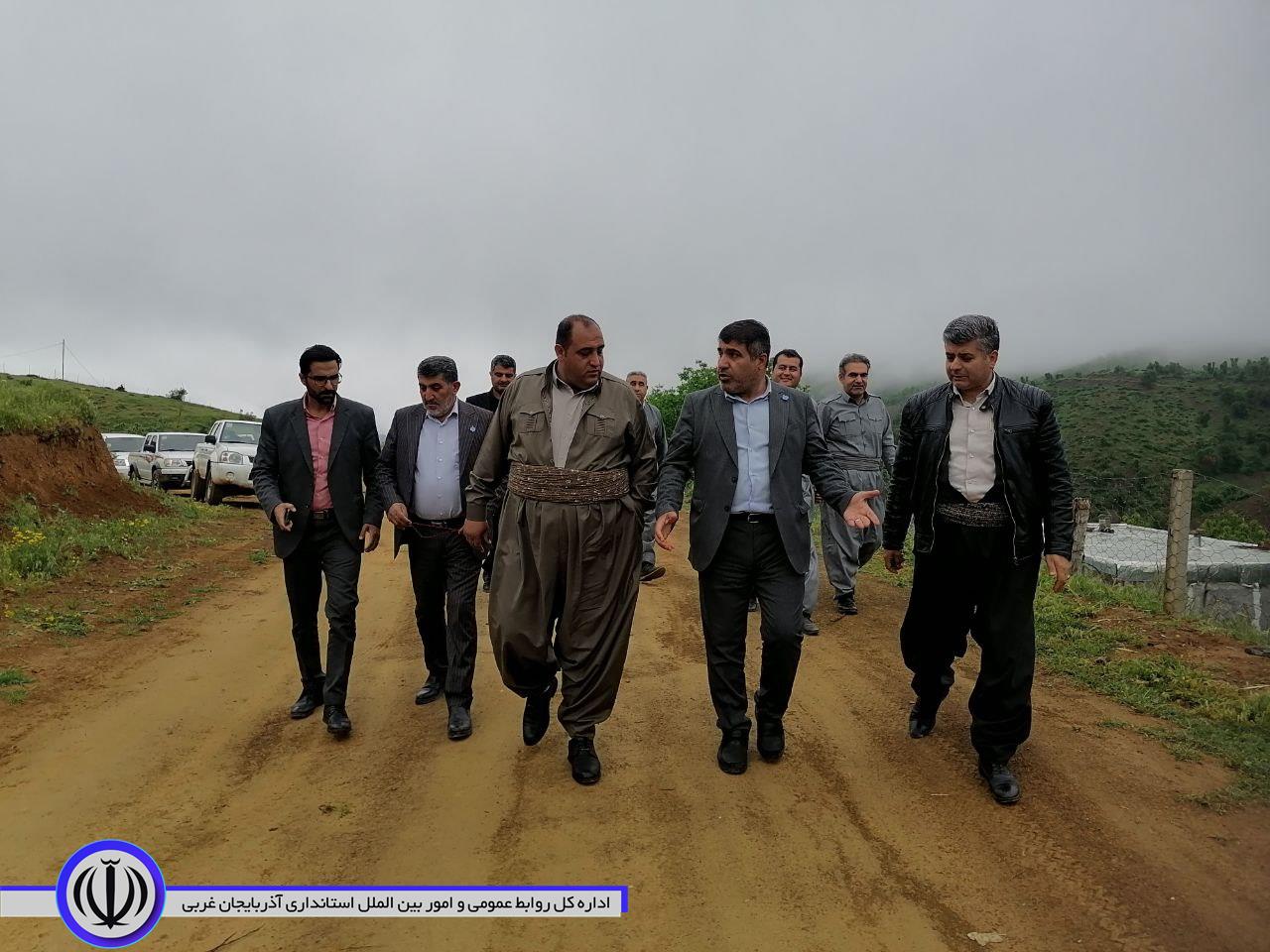 حضور میدانی و بازدید فرماندار میرآباد از روستای کودله