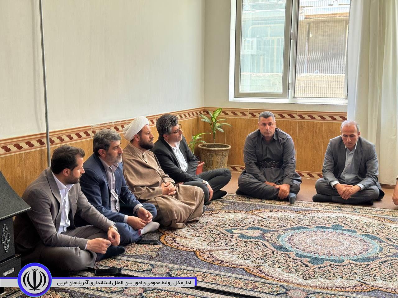 سرکشی و دیدار فرماندار میرآباد با جانباز ایثارگر "عمر محمود زاده "