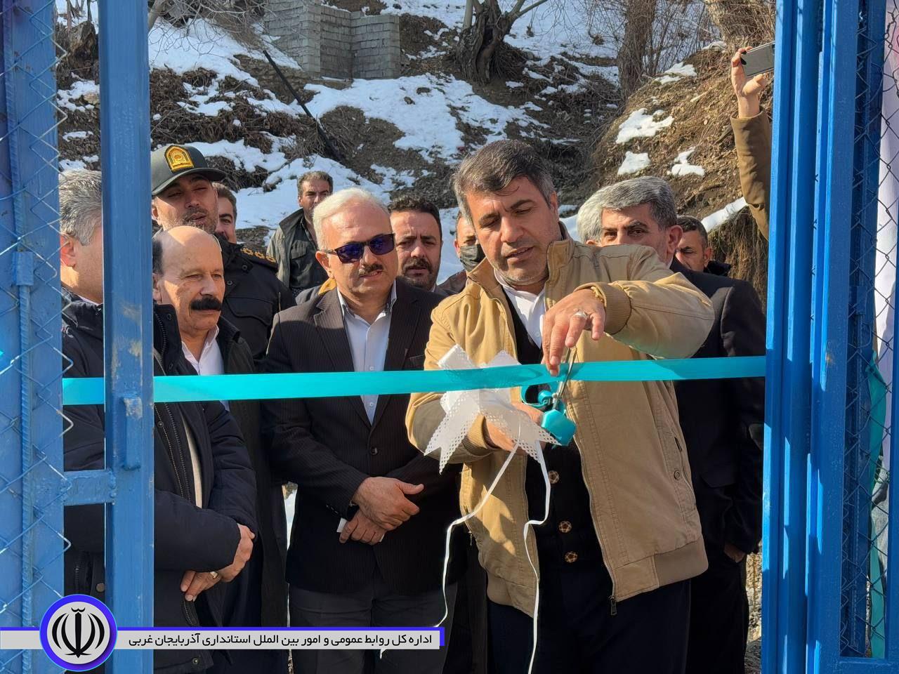 افتتاح پروژه تأمین آب شرب روستاهای "موسالان و شیواوکان" شهرستان میرآباد