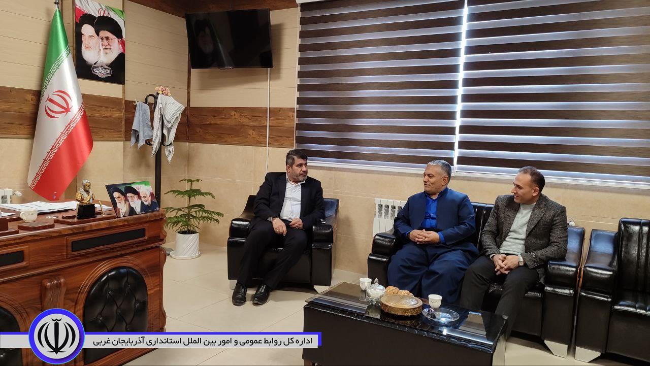 دیدار رئیس کمیته امداد امام خمینی (ره) شهرستان های سردشت و میرآباد با فرماندار میرآباد
