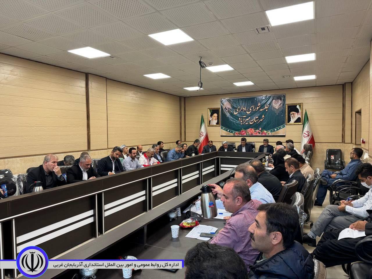 گزارش تصویری/برگزاری جلسه شورای اداری شهرستان به ریاست فرماندار میرآباد