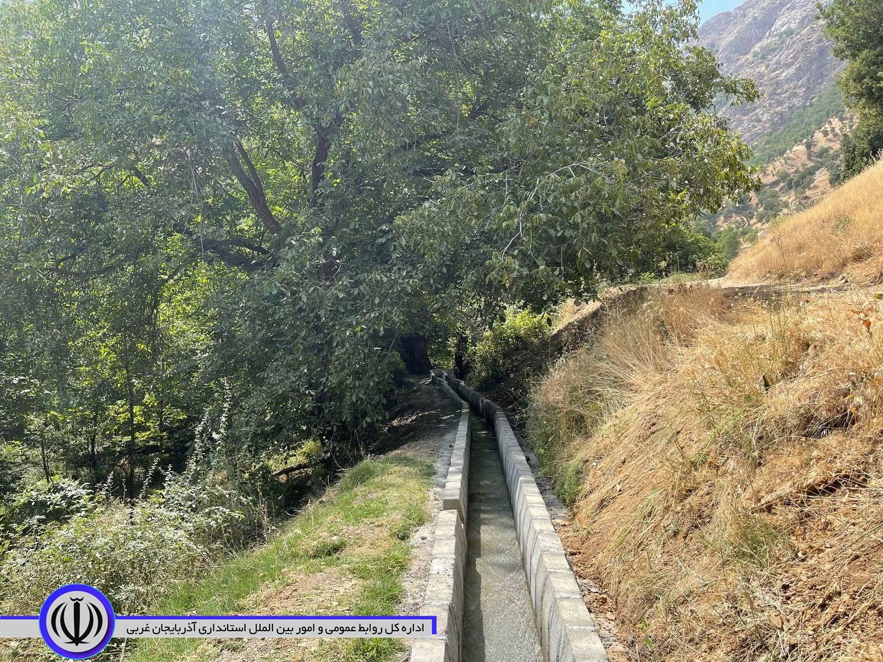 بهره برداری از طرح انتقال آب کشاورزی به مزارع روستای کانی زرد