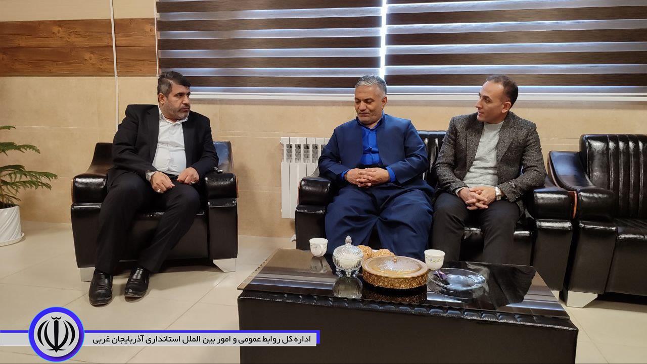 دیدار رئیس کمیته امداد امام خمینی (ره) شهرستان های سردشت و میرآباد با فرماندار میرآباد