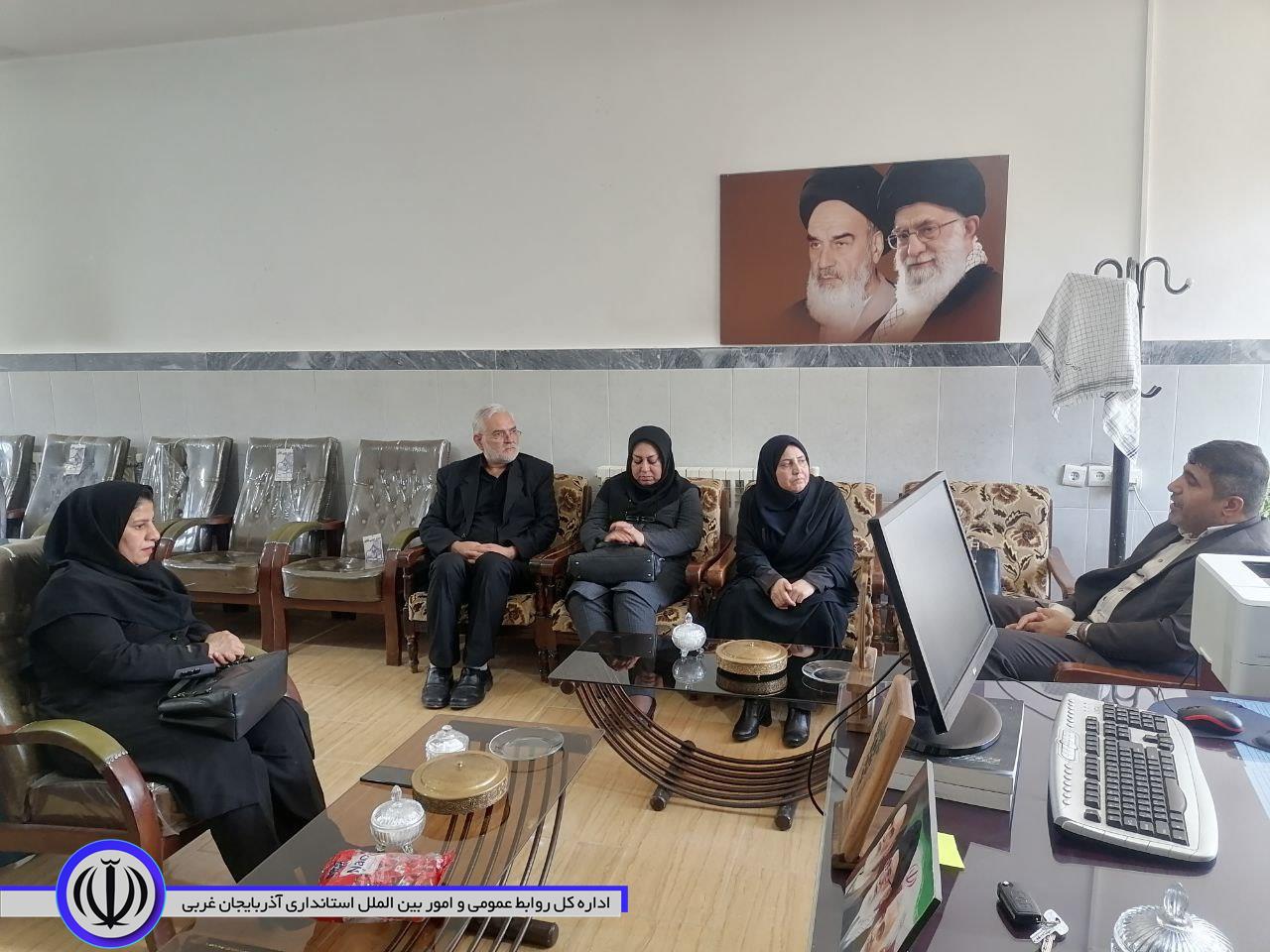 دیدار مدیرکل بهزیستی استان با فرماندار شهرستان میرآباد