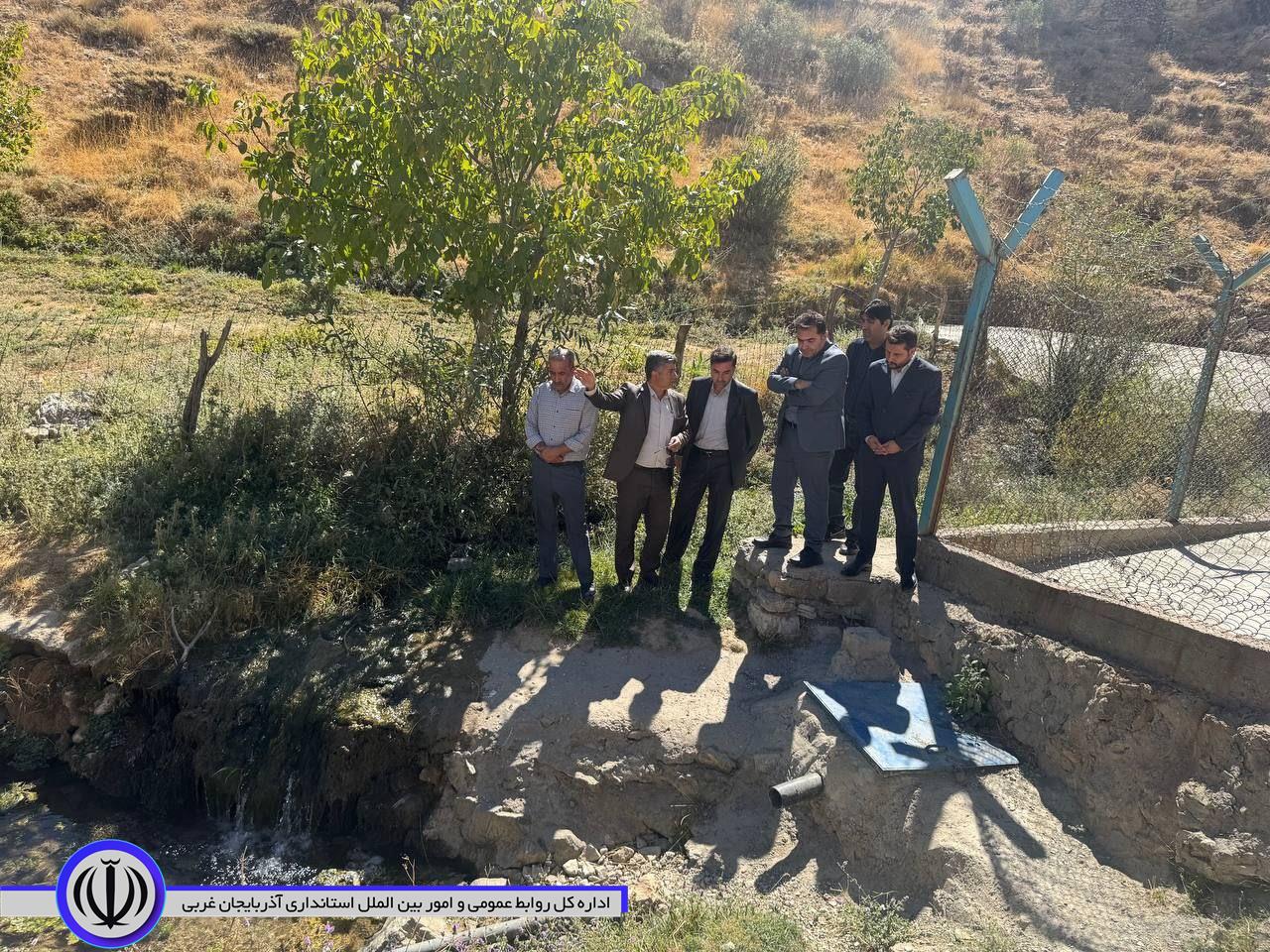 بازدید بخشداری مرکزی شهرستان میرآباد بهمراه معاونت فنی و مهندسی شرکت آب و فاضلاب استان از پروژه های تأمین آب شرب پایدار شهر میرآباد