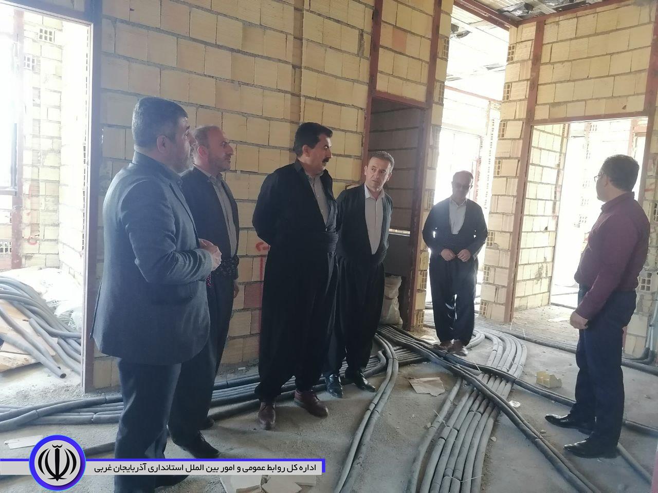 بازدید فرماندار میرآباد از پروژه درحال ساخت مرکز تسهیلات زایمان درمانگاه شهرستان میرآباد