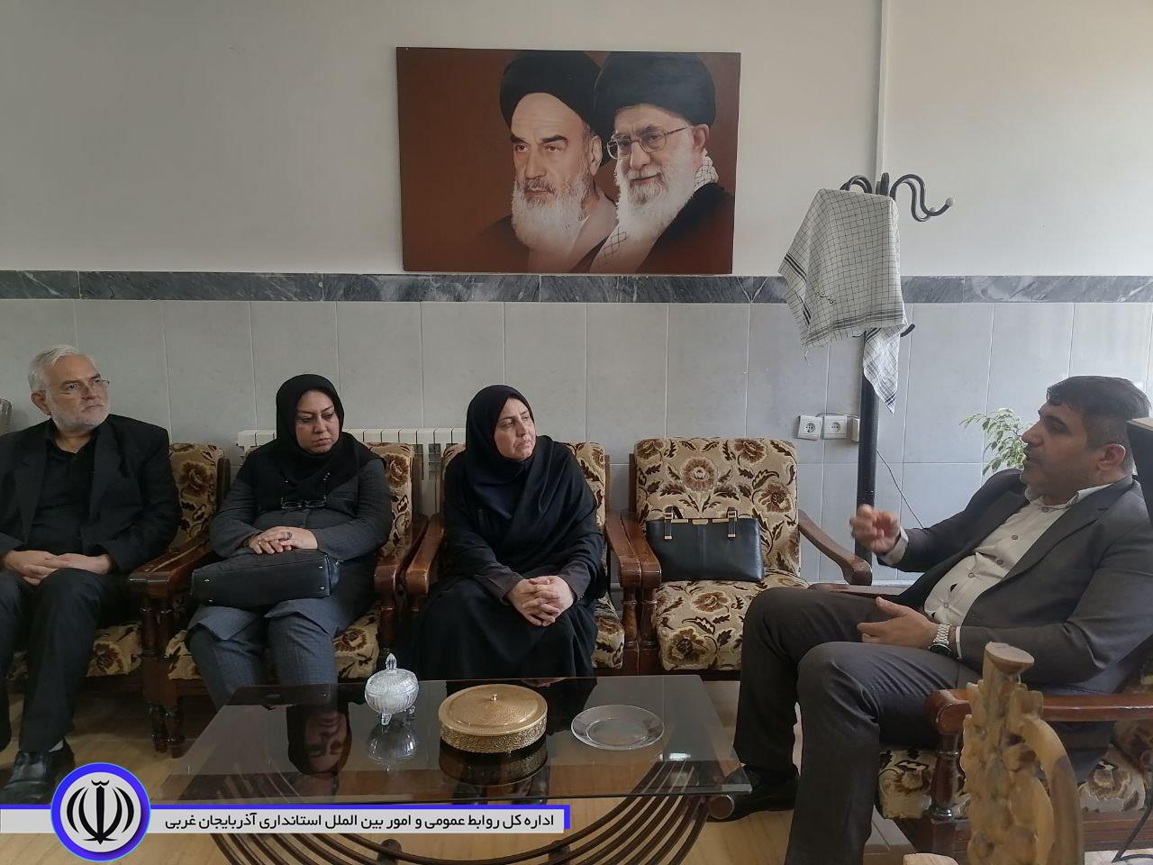 دیدار مدیرکل بهزیستی استان با فرماندار شهرستان میرآباد