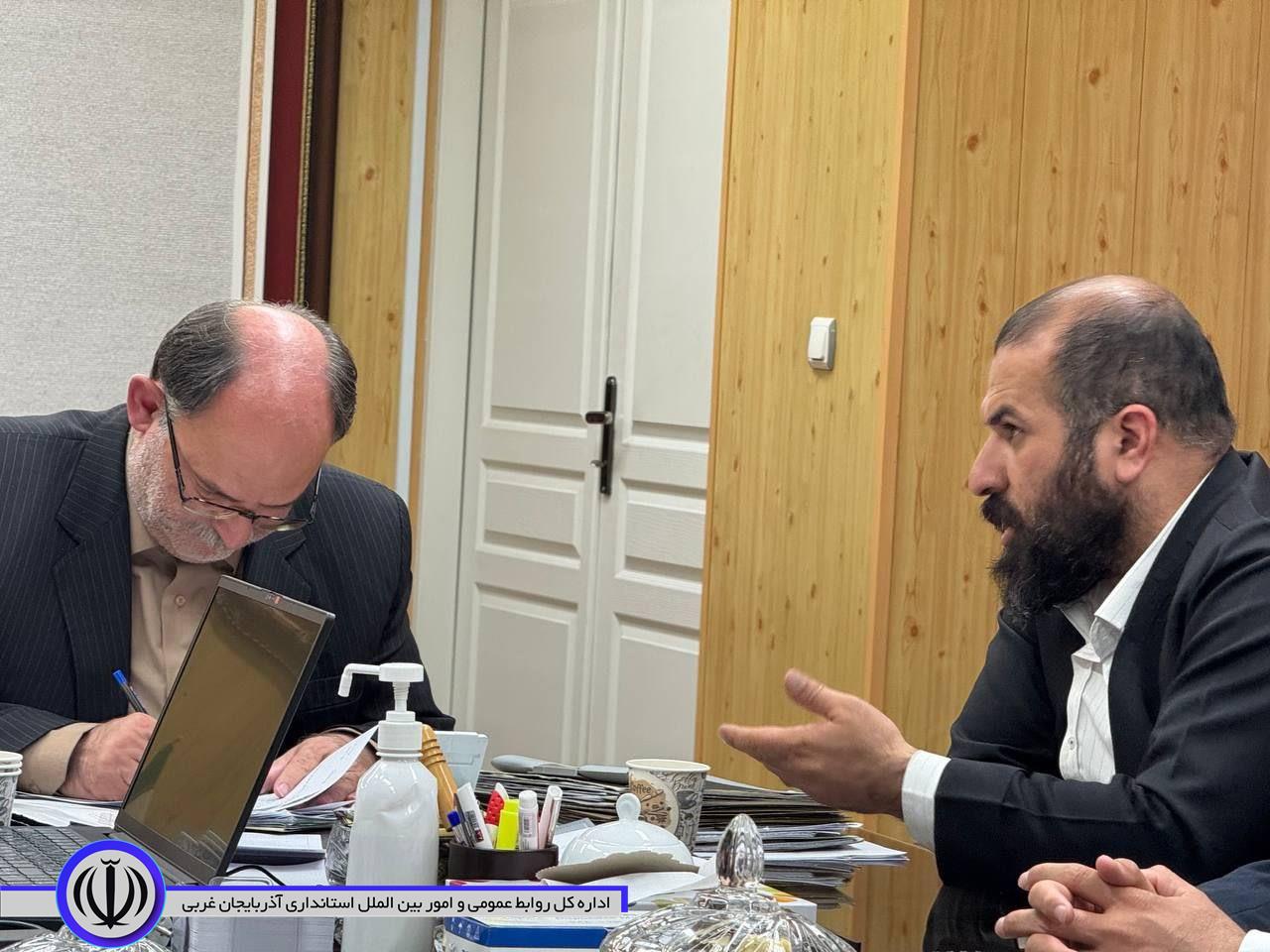 پیگیری پروژه های حوزه سلامت شهرستان میرآباد در دیدار با رئیس دانشگاه علوم پزشکی استان آذربایجان غربی