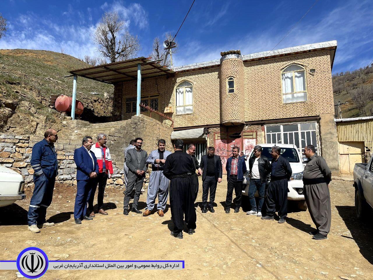 حضور میدانی و بازدید فرماندار میرآباد از روستاهای کاژه، شاتمان و سرشیو
