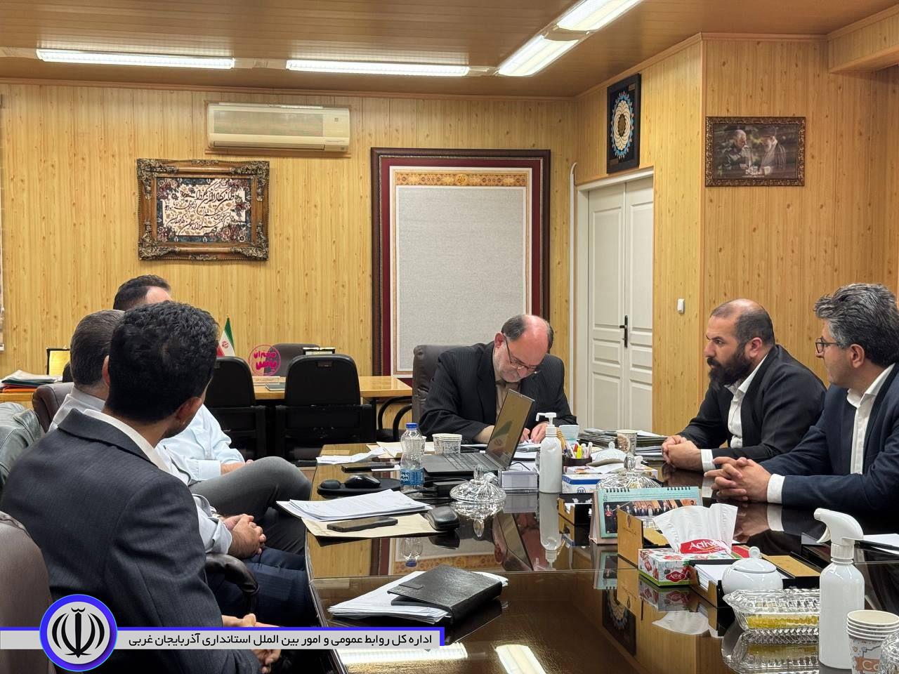 پیگیری پروژه های حوزه سلامت شهرستان میرآباد در دیدار با رئیس دانشگاه علوم پزشکی استان آذربایجان غربی