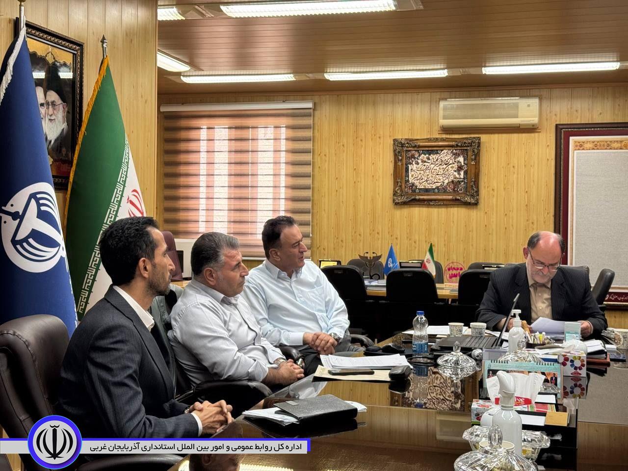 پیگیری پروژه های حوزه سلامت شهرستان میرآباد در دیدار با رئیس دانشگاه علوم پزشکی استان آذربایجان غربی
