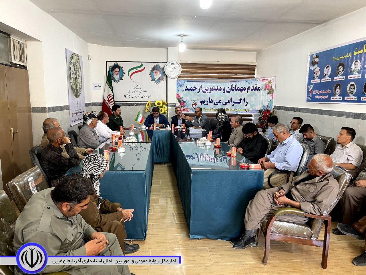 برگزاری مراسم گرامیداشت 26 مرداد سالروز بازگشت آزادگان سرافراز به میهن اسلامی در فرمانداری میرآباد