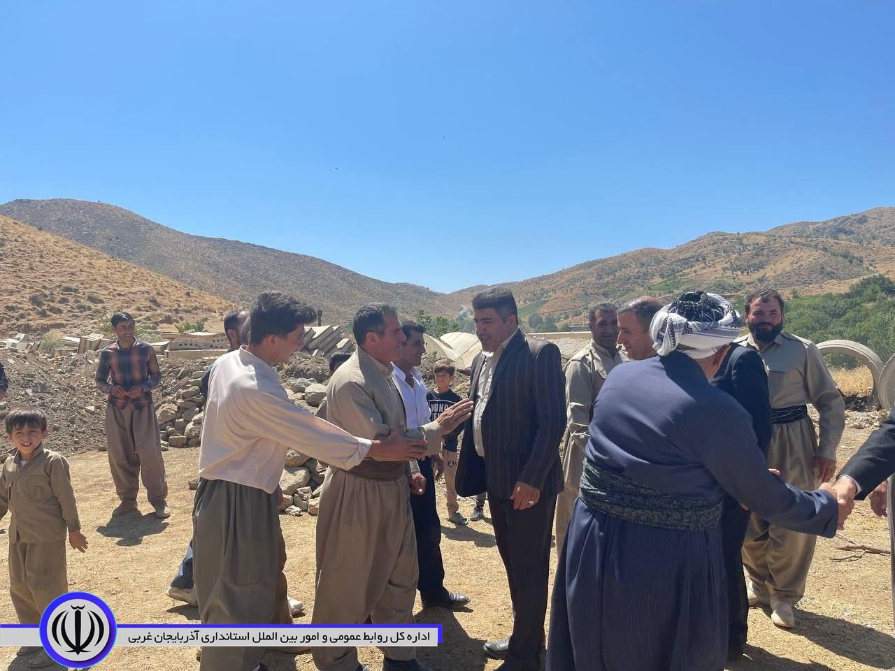 کلنگ زنی 3 پروژه ورزشی در روستاهای شهرستان میرآباد