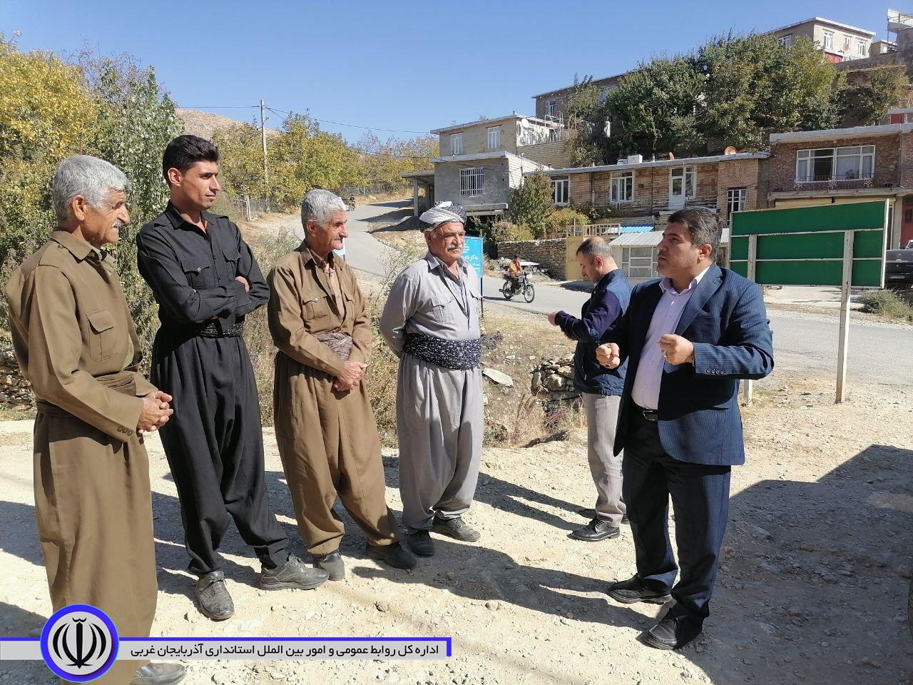 دیدار بی واسطه و صمیمانه فرماندار میرآباد با جمعی از مردم روستای "بوبانه" و روستای "کودله"