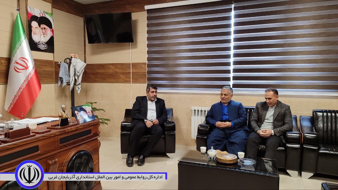 دیدار رئیس کمیته امداد امام خمینی (ره) شهرستان های سردشت و میرآباد با فرماندار میرآباد
