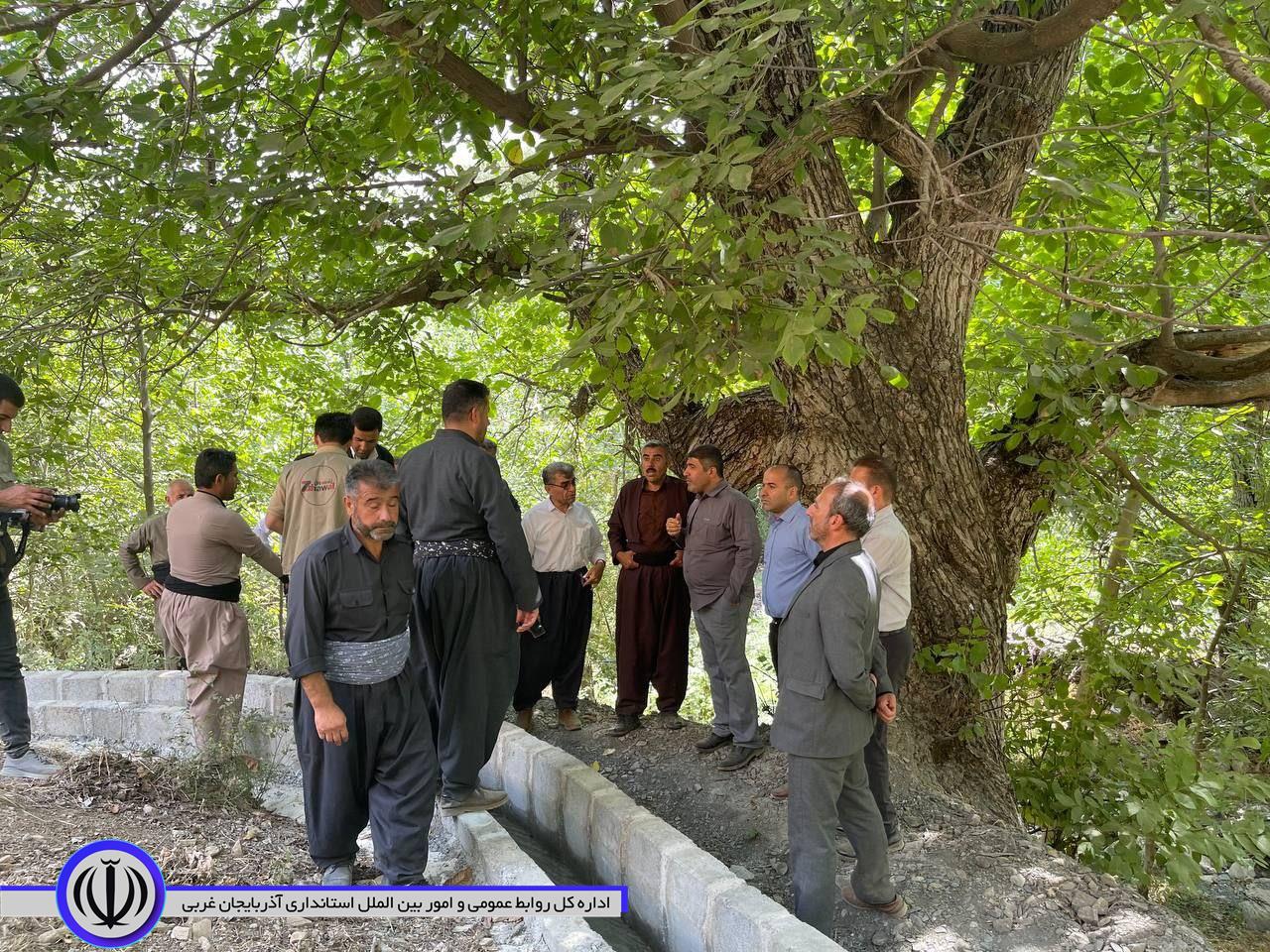 بهره برداری از طرح انتقال آب کشاورزی به مزارع روستای کانی زرد