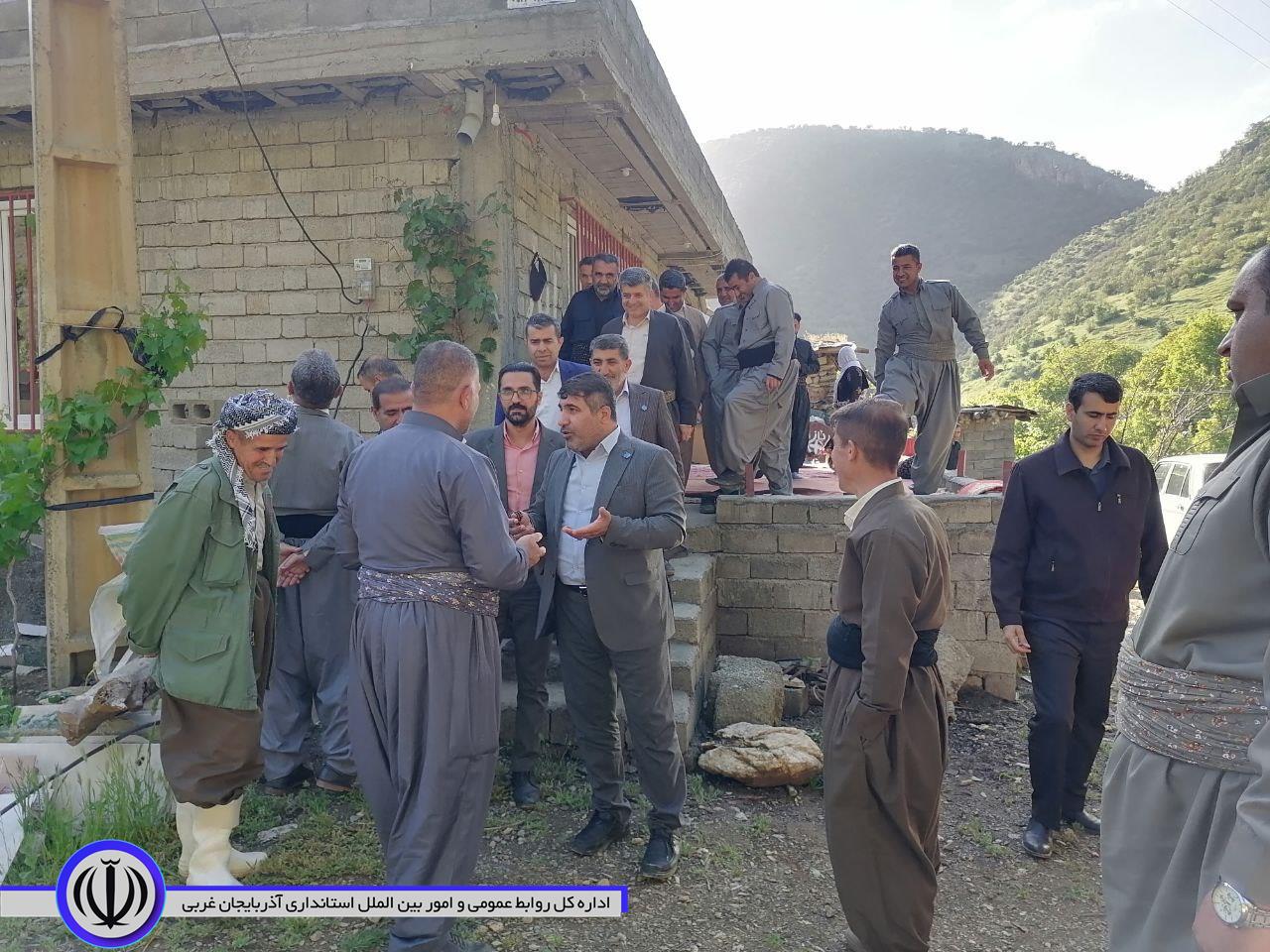 حضور و برگزاری نشست صمیمی با ساکنین روستای برده سور