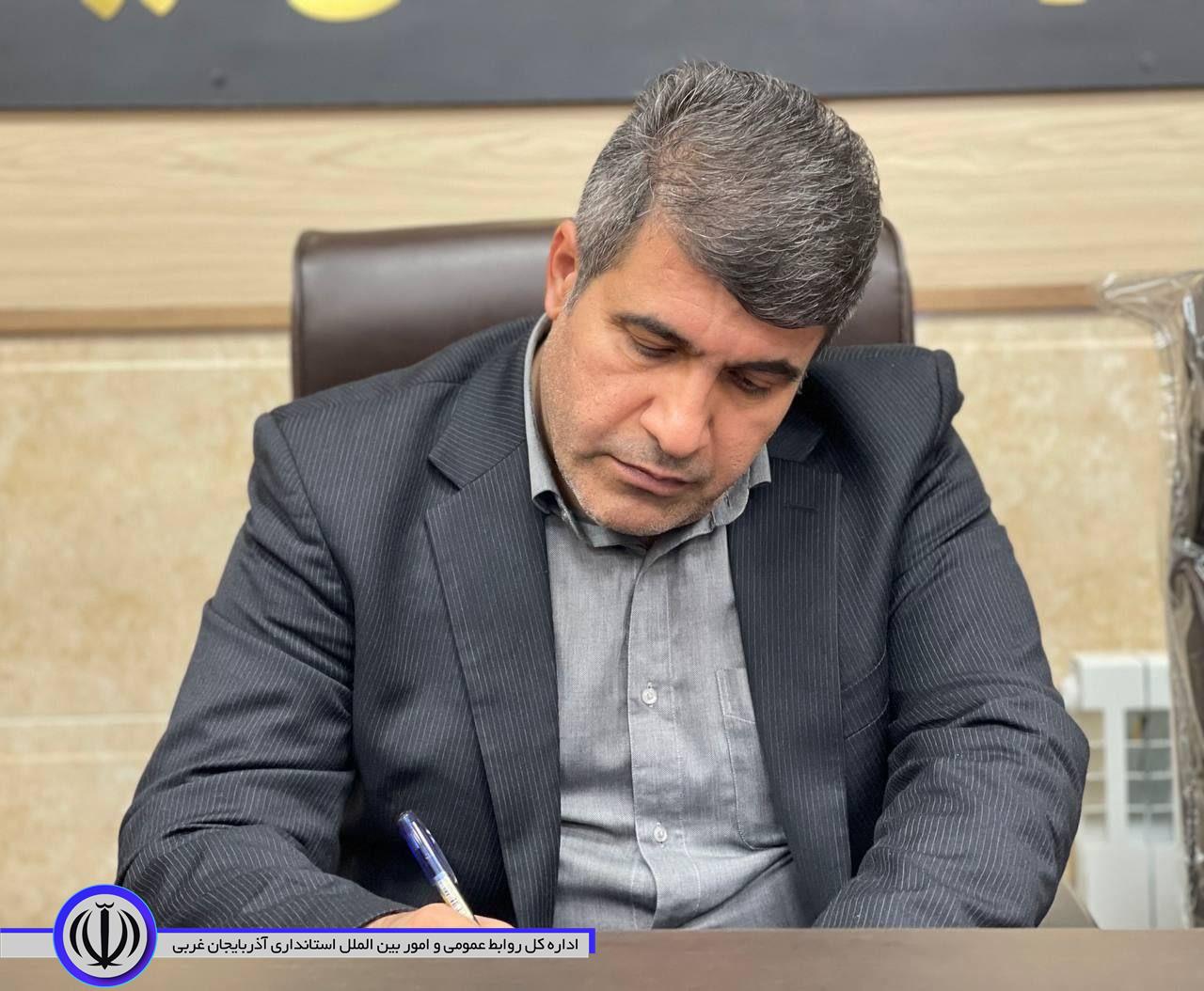 پیام تبریک فرماندار میرآباد به مناسبت سالروز تاسیس بنیاد مسکن انقلاب اسلامی